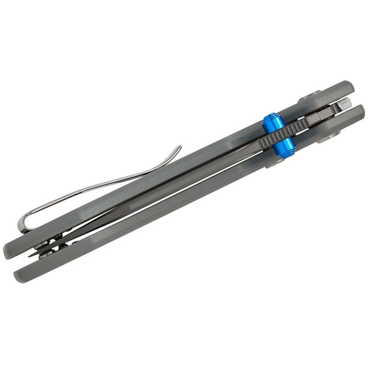 Couteau Vosteed Raccoon® Top Liner Lock Lame Acier 14C28N Manche G10 Gray IKBS VOSA2918 - Livraison Gratuite