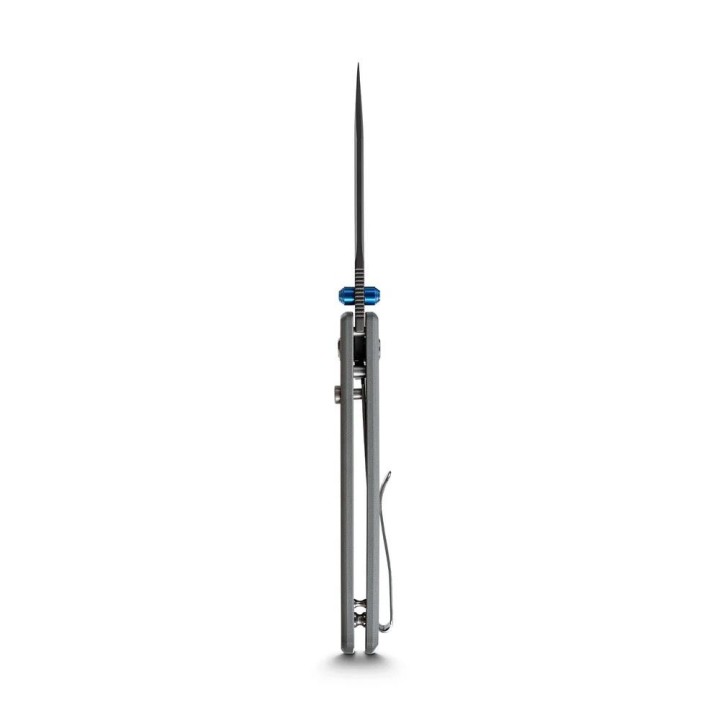 Couteau Vosteed Raccoon® Top Liner Lock Lame Acier 14C28N Manche G10 Gray IKBS VOSA2918 - Livraison Gratuite