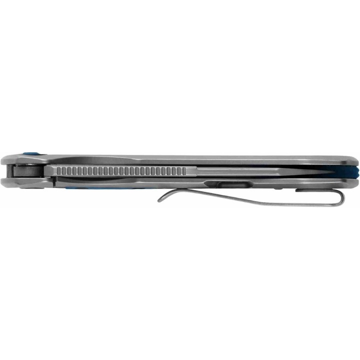Couteau Kershaw Highball XL Lame Acier D2 Manche Acier Gris KIVT Frame Lock KS7020 - Livraison Gratuite