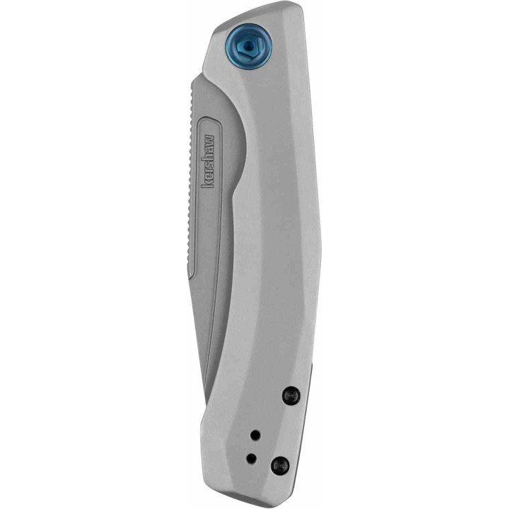 Couteau Kershaw Highball XL Lame Acier D2 Manche Acier Gris KIVT Frame Lock KS7020 - Livraison Gratuite