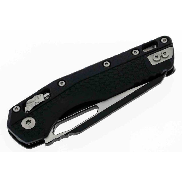 Couteau Microtech MSI RAM-LOK Lame Sheepsfoot Acier M390MK Manche Polymère RAM-LOK Made in USA MCT210T1PMBK - Livraison Gratuite