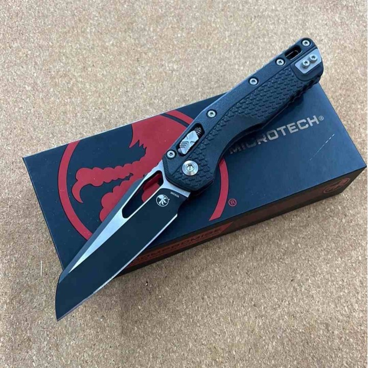 Couteau Microtech MSI RAM-LOK Lame Sheepsfoot Acier M390MK Manche Polymère RAM-LOK Made in USA MCT210T1PMBK - Livraison Gratuite