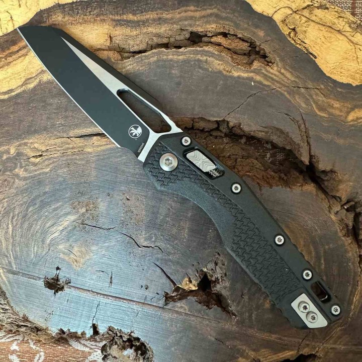 Couteau Microtech MSI RAM-LOK Lame Sheepsfoot Acier M390MK Manche Polymère RAM-LOK Made in USA MCT210T1PMBK - Livraison Gratuite