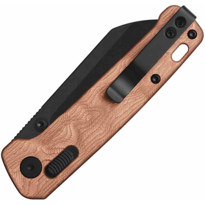 Couteau QSP Penguin Glyde Lock Lame Acier 14C28N Manche G10/Cuivre Glyde Lock KIVT QS130GLF2 - Livraison Gratuite