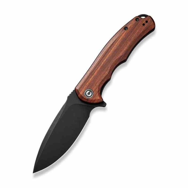 Couteau CIVIVI Praxis Lame Acier 9Cr18MoV Manche Bois Cuibourtia KIVT Linerlock CIVC803H - Livraison Gratuite