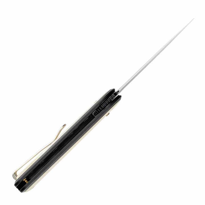 Couteau SRM Twin 251MB-GT2 Lame Acier N690 Manche G10 Ambi Lock KIVT Clip SRM251MBGT2 - Livraison Gratuite