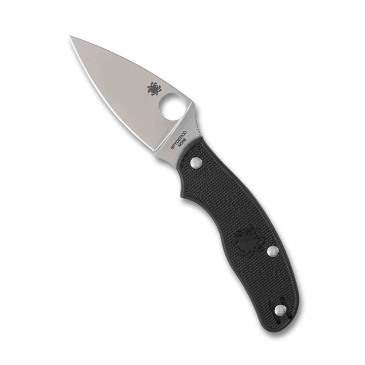 Couteau Spyderco Metropolitan Lightweight Lame Satinée M398 Manche FRN Noir Italy SC213PBK - Livraison Gratuite