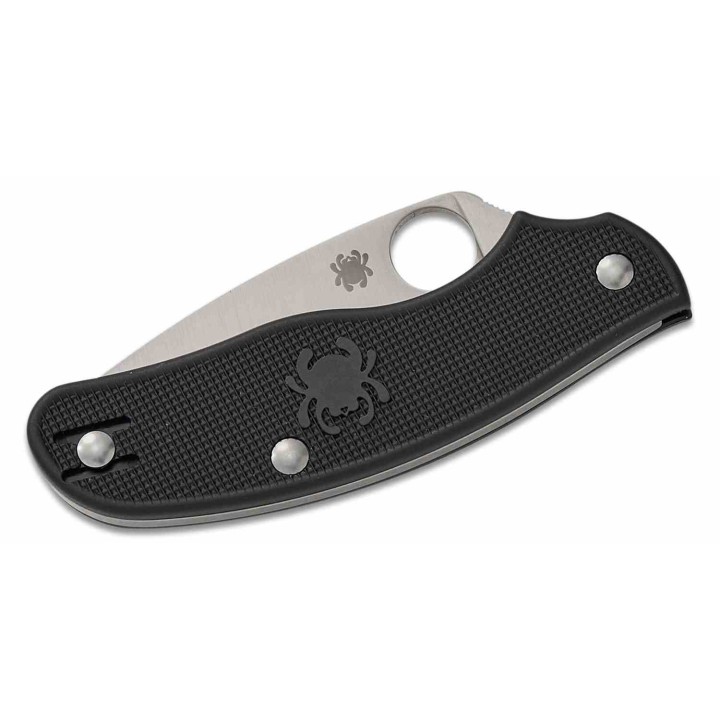 Couteau Spyderco Metropolitan Lightweight Lame Satinée M398 Manche FRN Noir Italy SC213PBK - Livraison Gratuite
