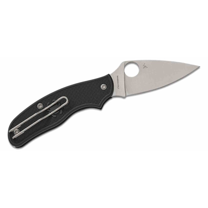 Couteau Spyderco Metropolitan Lightweight Lame Satinée M398 Manche FRN Noir Italy SC213PBK - Livraison Gratuite
