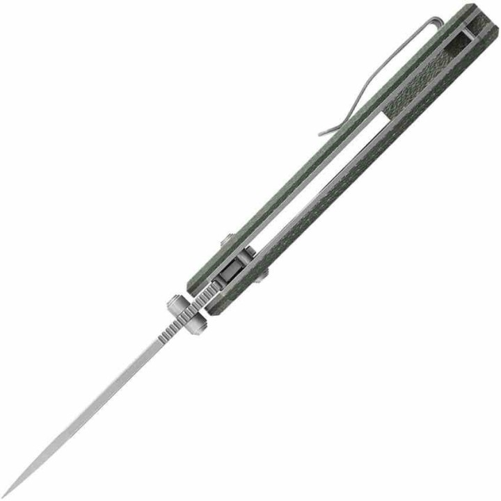 Couteau CMB Made Knives Explore Lame Acier 14C28N Manche Micarta OD Axis Lock KIVT CMB18A - Livraison Gratuite