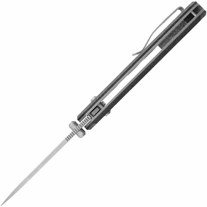 Couteau CMB Made Knives Explore Lame Acier 14C28N SW Manche Micarta Black Axis Lock KIVT CMB18C - Livraison Gratuite