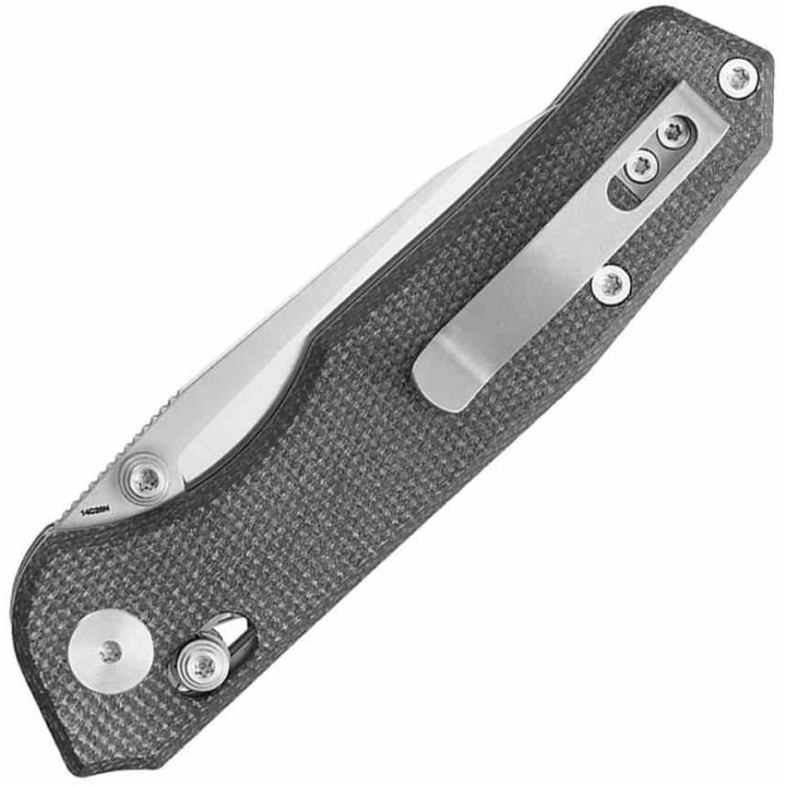 Couteau CMB Made Knives Explore Lame Acier 14C28N SW Manche Micarta Black Axis Lock KIVT CMB18C - Livraison Gratuite