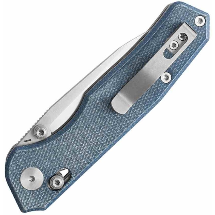 Couteau CMB Made Knives Explore Lame Acier 14C28N SW Manche Micarta Blue Axis Lock KIVT CMB18D - Livraison Gratuite