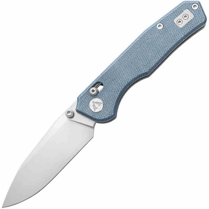Couteau CMB Made Knives Explore Lame Acier 14C28N SW Manche Micarta Blue Axis Lock KIVT CMB18D - Livraison Gratuite