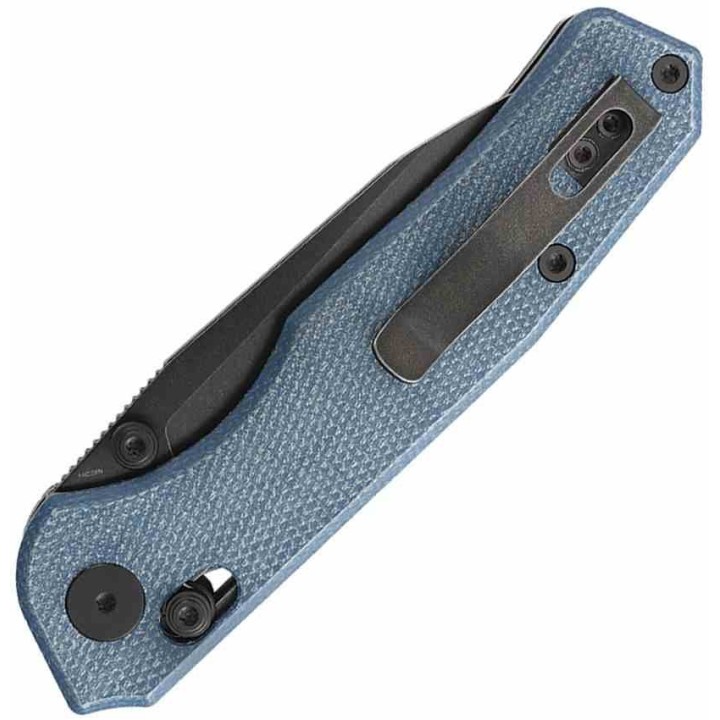 Couteau CMB Made Knives Explore Lame Acier 14C28N BLK Manche Micarta Blue Axis Lock KIVT CMB18E - Livraison Gratuite