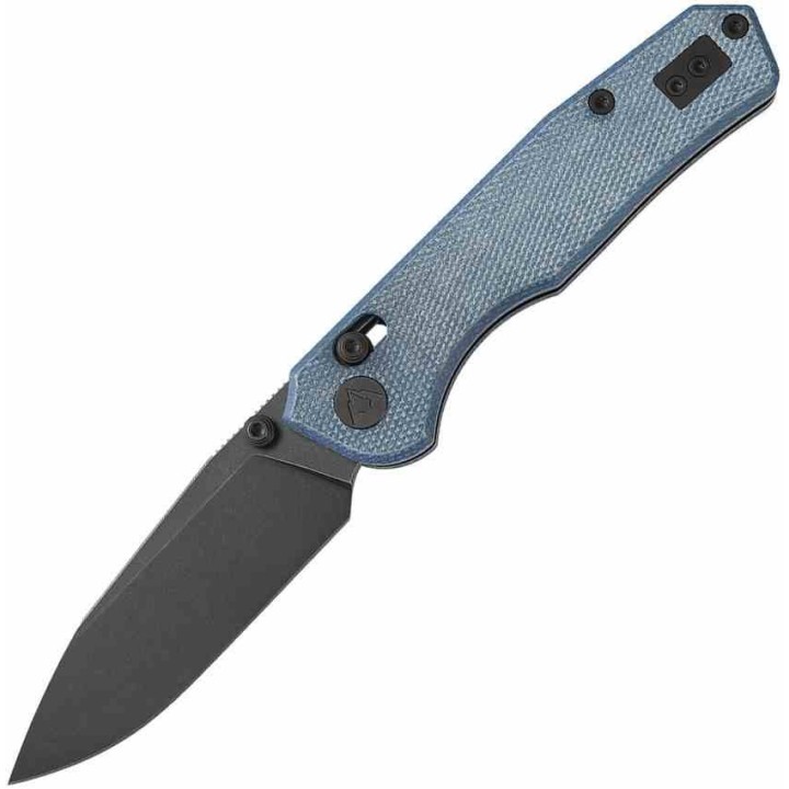 Couteau CMB Made Knives Explore Lame Acier 14C28N BLK Manche Micarta Blue Axis Lock KIVT CMB18E - Livraison Gratuite