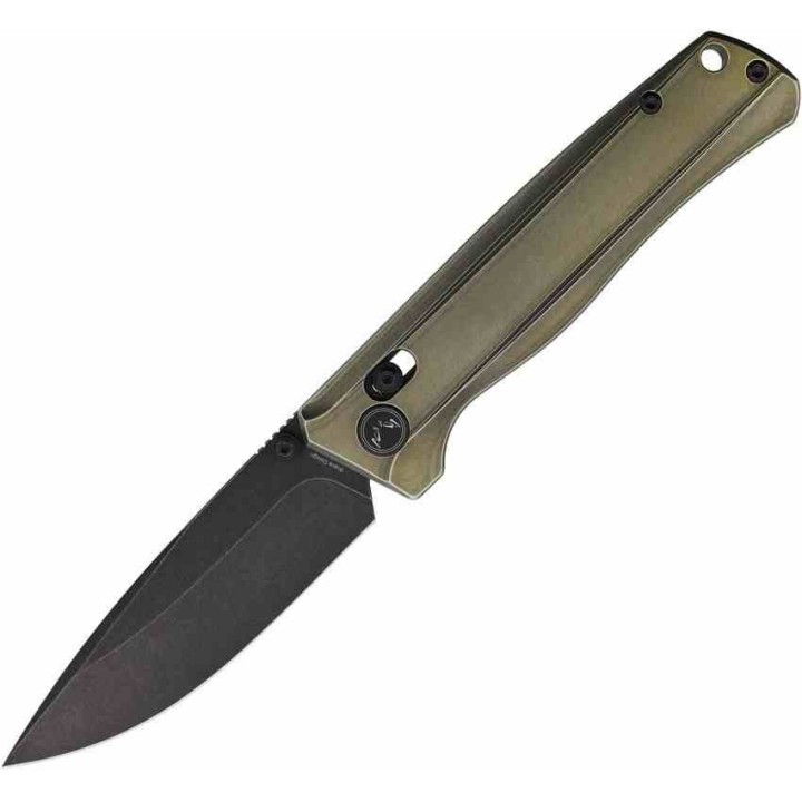 Couteau CMB Made Knives Braveman Lame Acier S35VN Manche Titane Bronze IKBS Axis Lock CMB17C - Livraison Gratuite