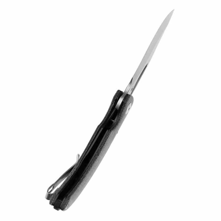 Couteau Tenable Gideon Lame Nitro-V Manche Micarta Noir Linerlock Clip T1119A1 - Livraison Gratuite