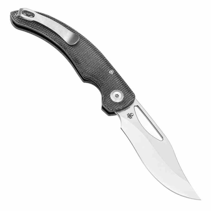 Couteau Tenable Gideon Lame Nitro-V Manche Micarta Noir Linerlock Clip T1119A1 - Livraison Gratuite