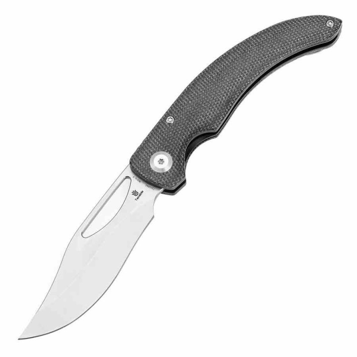 Couteau Tenable Gideon Lame Nitro-V Manche Micarta Noir Linerlock Clip T1119A1 - Livraison Gratuite