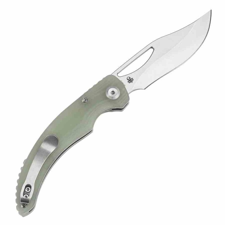 Couteau Tenable Gideon Lame Acier Nitro-V Manche G10 Jade Linerlock Clip T1119A3 - Livraison Gratuite