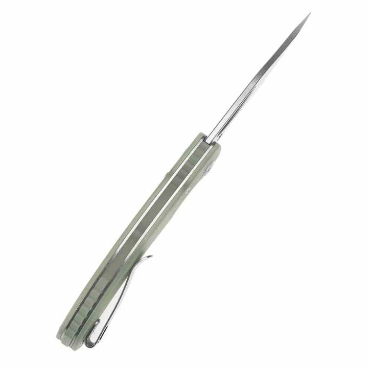 Couteau Tenable Gideon Lame Acier Nitro-V Manche G10 Jade Linerlock Clip T1119A3 - Livraison Gratuite