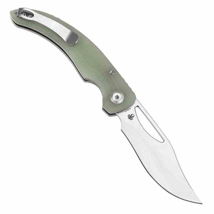 Couteau Tenable Gideon Lame Acier Nitro-V Manche G10 Jade Linerlock Clip T1119A3 - Livraison Gratuite