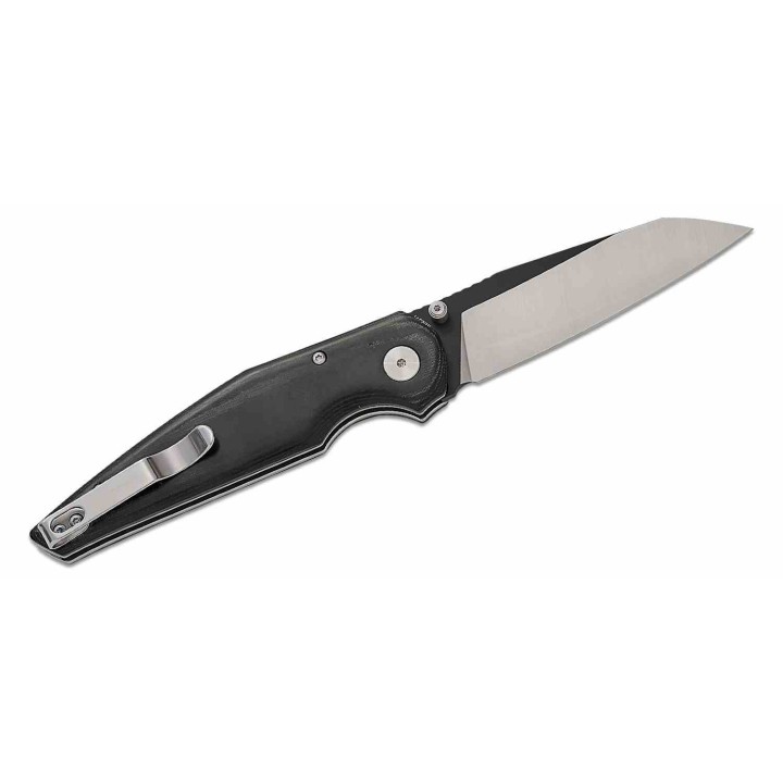 Couteau Bestech Snakebird Lame Acier 14C28N Manche Micarta Black Button Lock KIVT BTKG58B - Livraison Gratuite