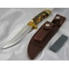 Couteau Schrade Uncle Henry Golden Spike Acier Carbone/inox Manche Delrin SCH153UH - Livraison Gratuite