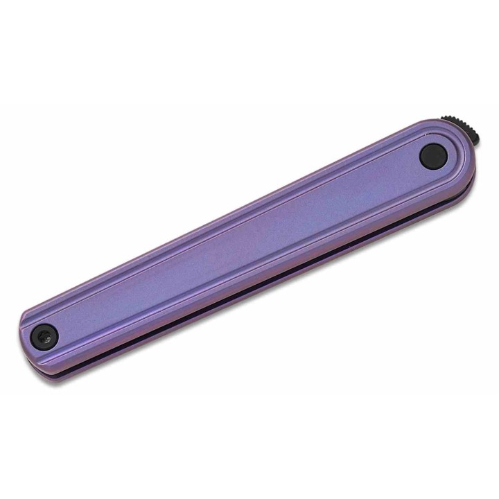 Couteau Bestech Ink Gentleman's Lame Acier MagnaCut Manche Titane Purple Liner Lock BTKT2502C - Livraison Gratuite