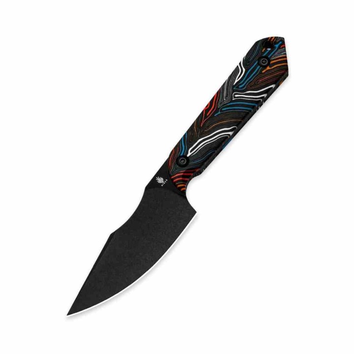 Couteau Kizer Mini Harpoon Lame Acier CPM-3V Manche G10 Colorful Etui Kydex KI1040S6 - Livraison Gratuite