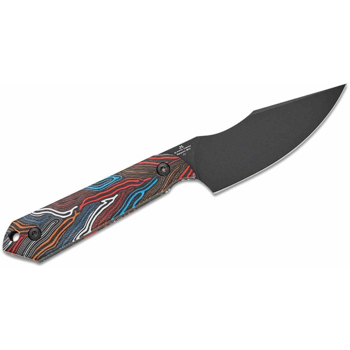 Couteau Kizer Mini Harpoon Lame Acier CPM-3V Manche G10 Colorful Etui Kydex KI1040S6 - Livraison Gratuite