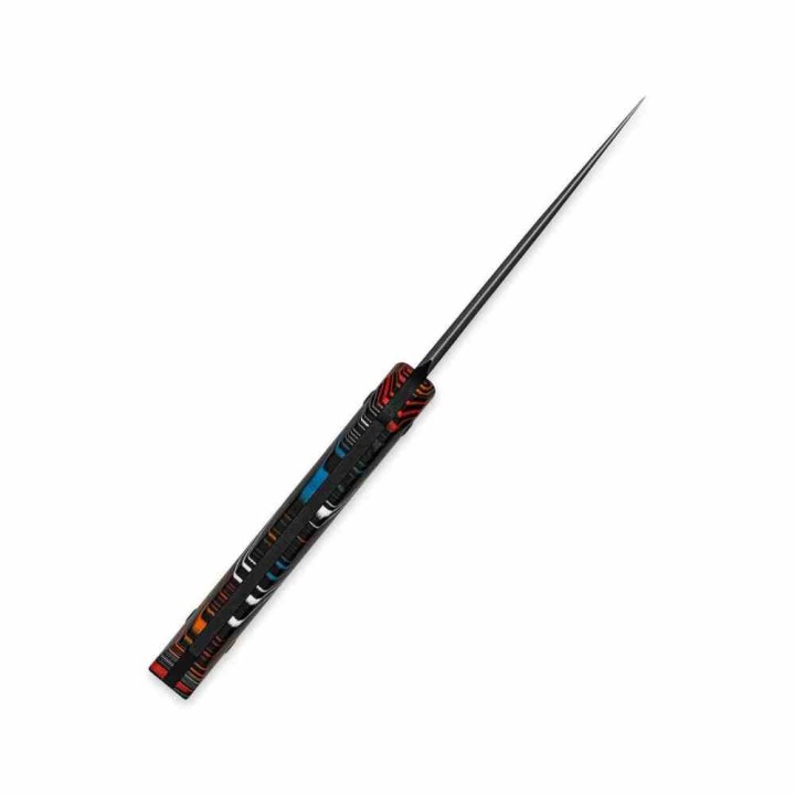 Couteau Kizer Mini Harpoon Lame Acier CPM-3V Manche G10 Colorful Etui Kydex KI1040S6 - Livraison Gratuite