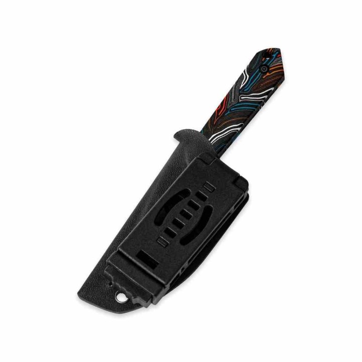 Couteau Kizer Mini Harpoon Lame Acier CPM-3V Manche G10 Colorful Etui Kydex KI1040S6 - Livraison Gratuite
