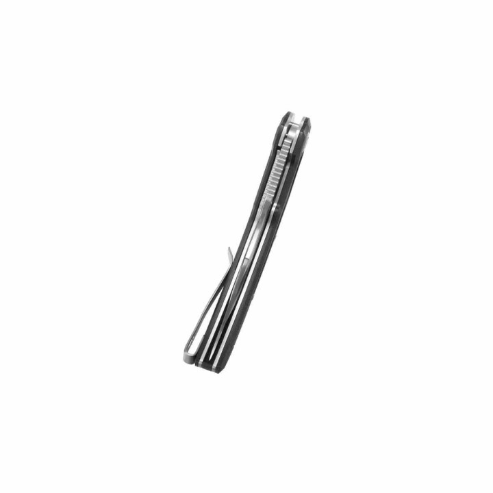 Couteau Kubey Wave Crest Pikal Black Lame Acier 14C28N Manche G10 KIVT KUB346A - Livraison Gratuite