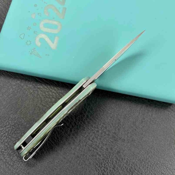 Couteau Kubey Dugu Lame Acier 14C28N Manche G10 Camo KIVT LinerLock KUB210H - Livraison Gratuite