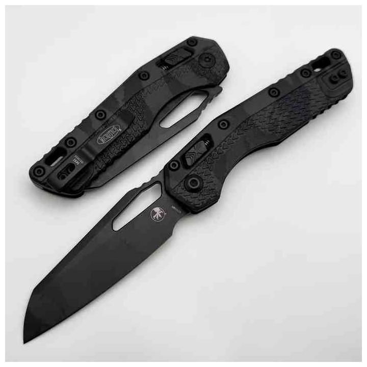 Couteau Microtech MSI Ram-Lok Lame Acier M390MK Manche Polymère Camo Midnight Tiger USA MCT210T1PMMTCX8 - Livraison Gratuite