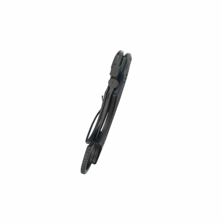 Couteau Kubey Jaw Lame Tanto Karambit Acier 14C28N Manche G10 Noir IKBS Linerlock KUB439F - Livraison Gratuite