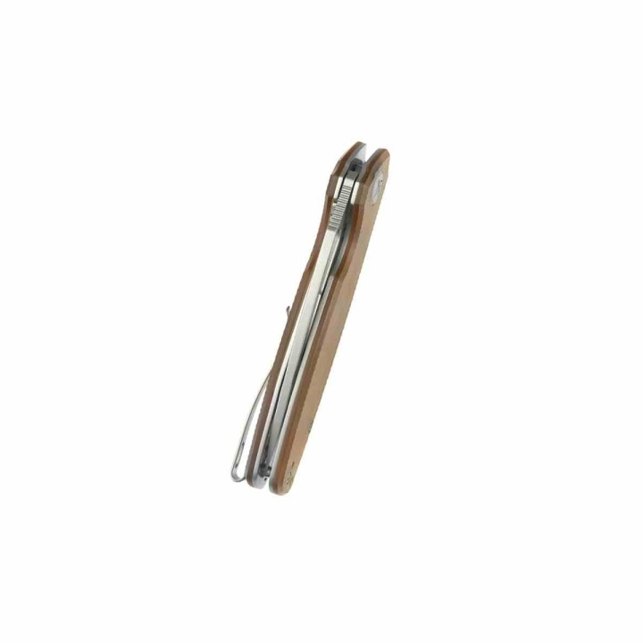 Couteau Kubey Tityus Ultem Lame Acier 14C28N Manche G10 IKBS Linerlock Clip KUB322R - Livraison Gratuite