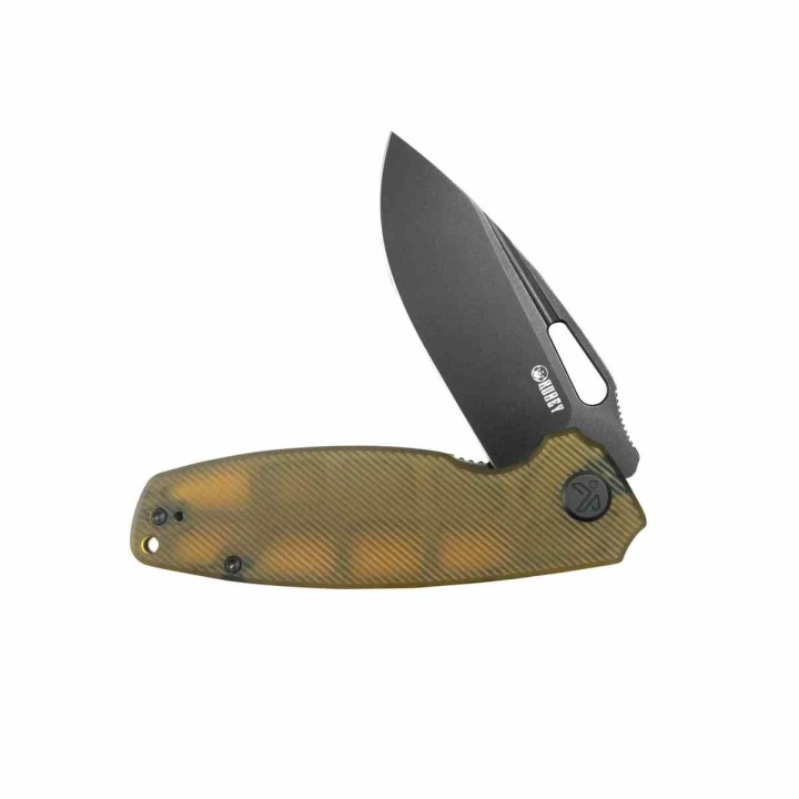 Couteau Kubey Tityus Ultem Lame Acier 14C28N Blk Manche G10 IKBS Linerlock Clip KUB322S - Livraison Gratuite