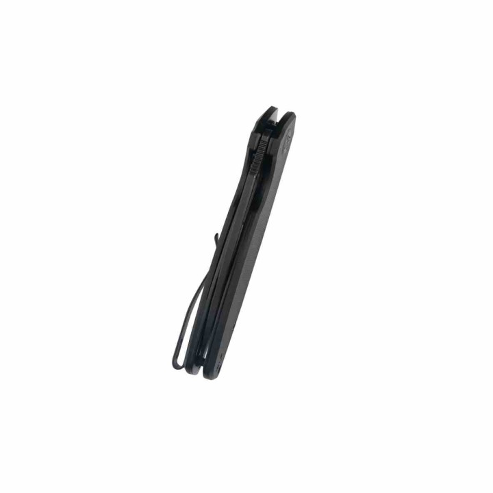 Couteau Kubey Tityus Black Lame Acier 14C28N Blk Manche G10 IKBS Linerlock Clip KUB322T - Livraison Gratuite