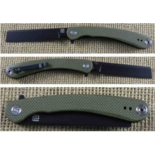 Couteau Artisan Cutlery Orthodox Lame Acier AR-RPM9 Manche G10 Vert IKBS ATZ1817PSBGNF - Livraison Gratuite