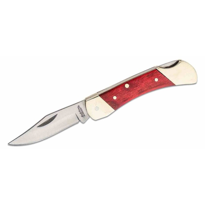 Couteau Schrade Uncle Henry 22 "Brown Bear" Lame Acier Inox Manche Bois de Rose Lockback SCHLB3 - Livraison Gratuite