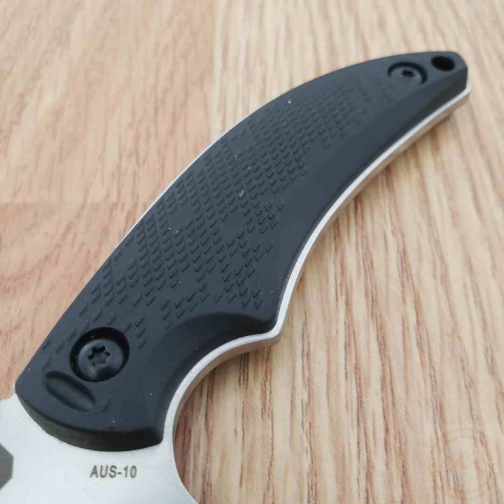 Couteau Schrade Delta Class Adder Lame Acier AUS-10 Manche & Etui Polymère Noir SCH1182521 - Livraison Gratuite