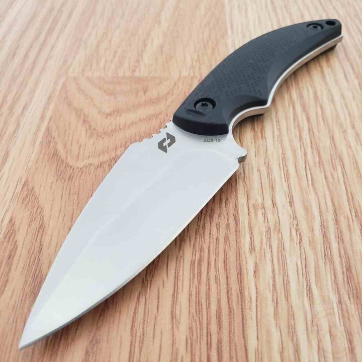 Couteau Schrade Delta Class Adder Lame Acier AUS-10 Manche & Etui Polymère Noir SCH1182521 - Livraison Gratuite