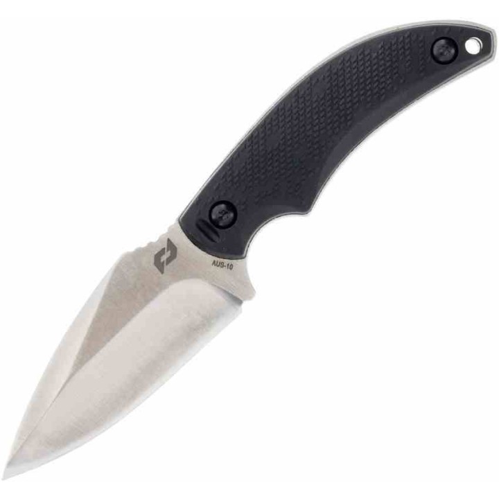 Couteau Schrade Delta Class Adder Lame Acier AUS-10 Manche & Etui Polymère Noir SCH1182521 - Livraison Gratuite