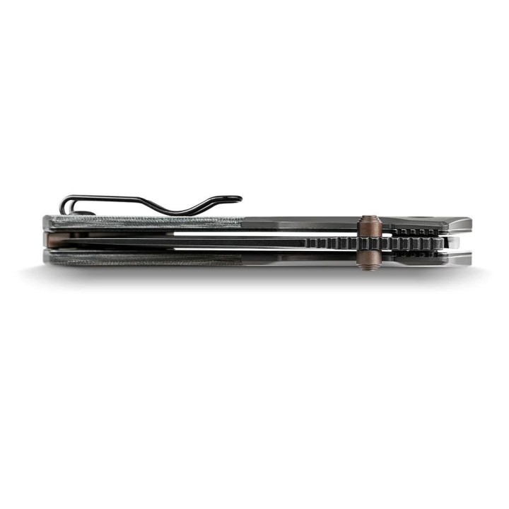 Couteau Vosteed Psyop Lame Acier S35VN Manche Micarta/Titane Top Liner Lock IKBS VOSA2219 - Livraison Gratuite