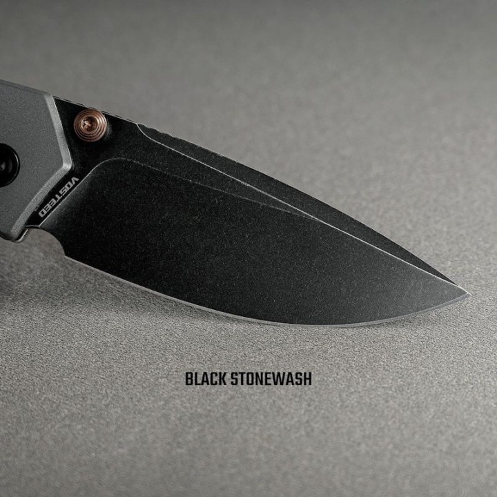 Couteau Vosteed Psyop Lame Acier S35VN Manche Micarta/Titane Top Liner Lock IKBS VOSA2219 - Livraison Gratuite