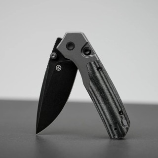Couteau Vosteed Psyop Lame Acier S35VN Manche Micarta/Titane Top Liner Lock IKBS VOSA2219 - Livraison Gratuite
