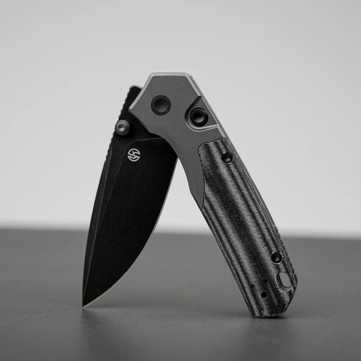 Couteau Vosteed Psyop Lame Acier S35VN Manche Micarta/Titane Top Liner Lock IKBS VOSA2219 - Livraison Gratuite